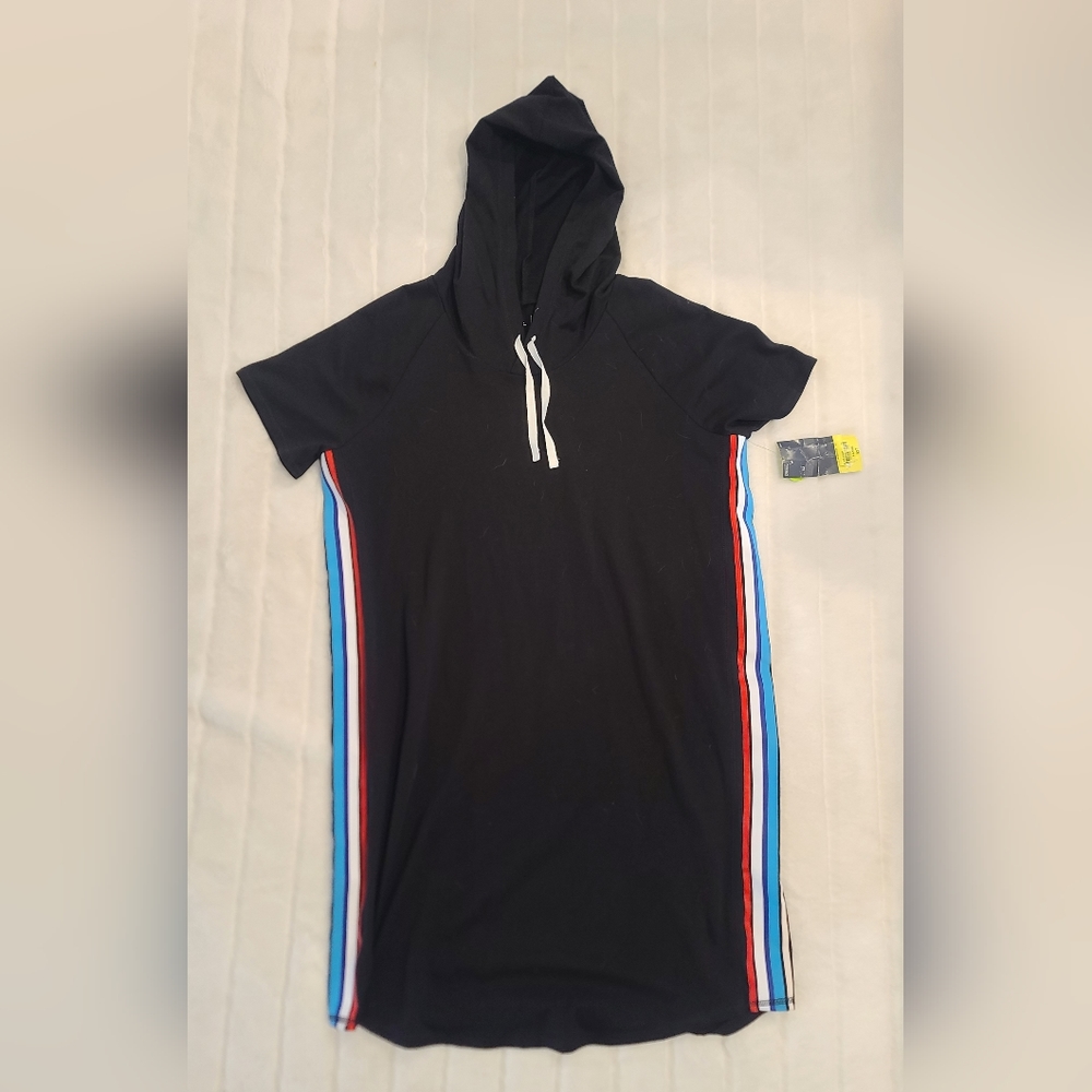 New With tags athleisure hooded dress